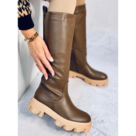 Cizme groase Hewes Army Green verde 1