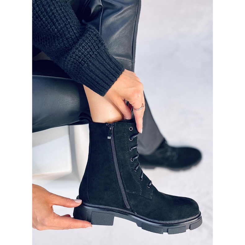 Lucrători cu șireturi Turner Black negru 1