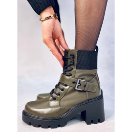 Cizme cu toc înalt cu șireturi Brooks DK.VERDE 2 Cizme cu toc înalt cu șireturi Brooks DK.VERDE 2