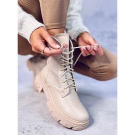 Lucrători cu căptușeală flexibilă Calling Beige bej 4