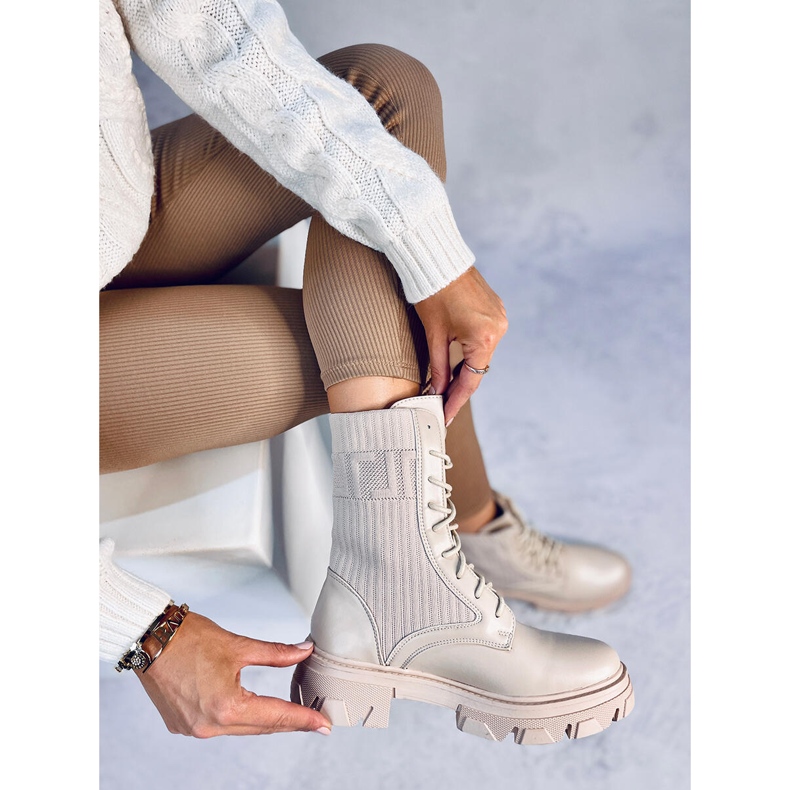 Lucrători cu căptușeală flexibilă Calling Beige bej 1