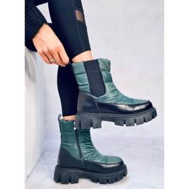Cizme izolate de zapada Milan Green verde 2
