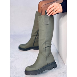 Cizme de călărie Gibbs Army Green pentru femei verde 1