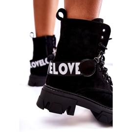 Seastar Cizme Înalte De Căprioară Cu Izolație, Negru 4