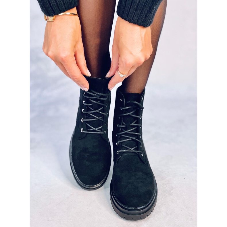 Cizme cu șireturi Vecna ​​​​Black negru 1