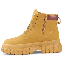 Cizme clasice de dama camel maro 2