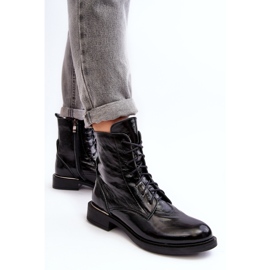 Botine confortabile patentate Lemar Revin izolate negre negru 5