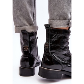 Botine confortabile patentate Lemar Revin izolate negre negru 6