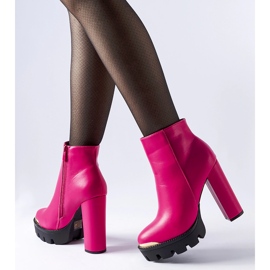 Inna Botine roz Pepe cu vârf decorativ 2
