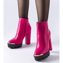 Inna Botine roz Pepe cu vârf decorativ 1