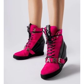 Adidași Pugliesi roz și negri 1