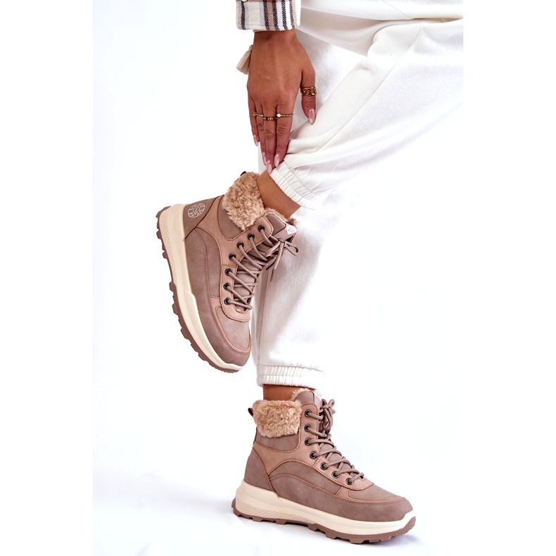 Cizme izolate pentru femei Lee Cooper LCJ-22-44-1363 roz 1