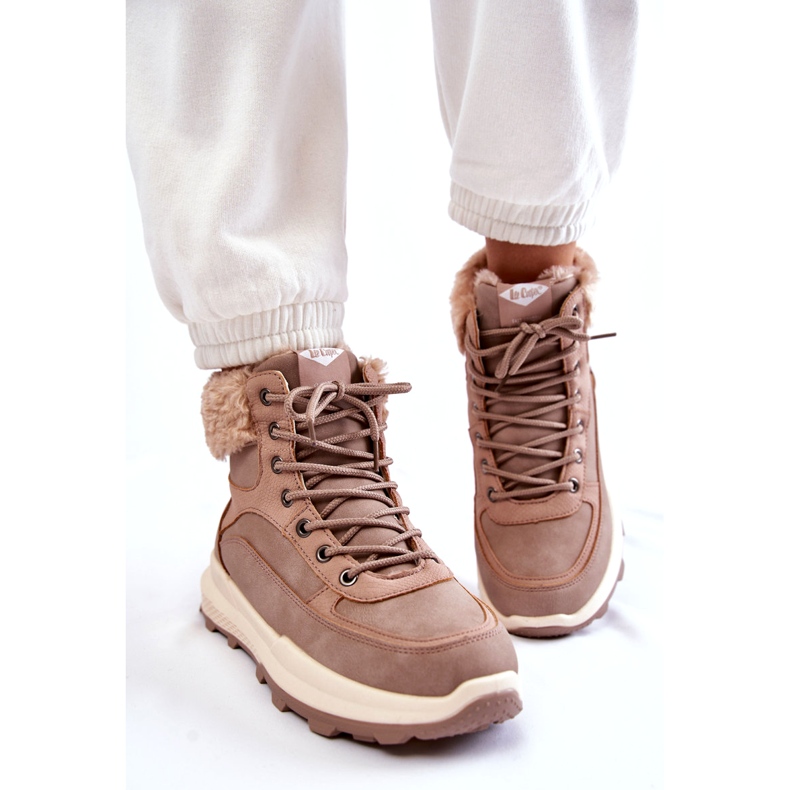 Cizme izolate pentru femei Lee Cooper LCJ-22-44-1363 roz 3