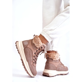 Cizme izolate pentru femei Lee Cooper LCJ-22-44-1363 roz 4