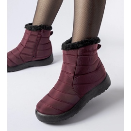 Cizme de zăpadă termoizolante Valparaiso Burgundy roșu 1 Cizme de zăpadă termoizolante Valparaiso Burgundy roșu 1