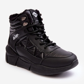 Ghete izolate de damă pe platformă Lee Cooper LCJ-23-44-1984 Negru 1