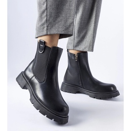 Botine clasice negre Giacinta negru 1 Botine clasice negre Giacinta negru 1