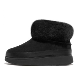 Cizme FitFlop GEN-FF Mini din shearling cu două fețe W GS6-090 negru 1