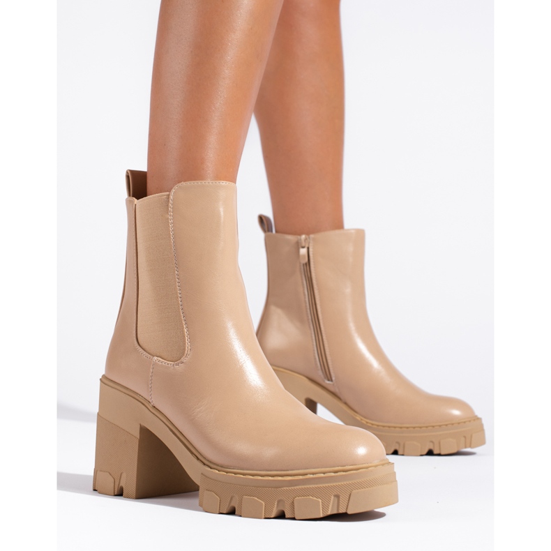 Botine dama Shelovet, bej 1