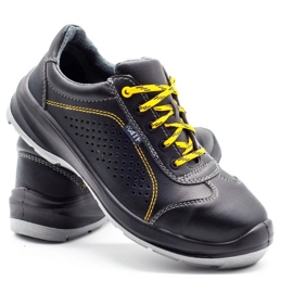ŁUKPOL Pantofi de lucru pentru bărbați Techwork 1128P, negri negru 4