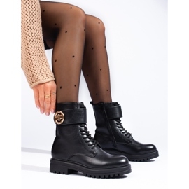 SHELOVET Genți de damă negre cu cataramă negru 1