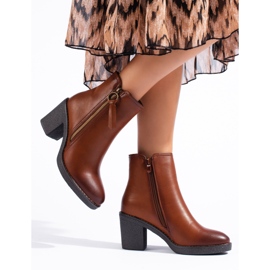 SHELOVET Cizme maro dama pe post 1 SHELOVET Cizme maro dama pe post 1