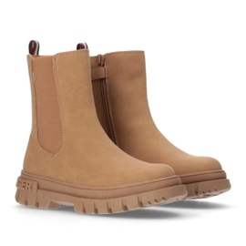 Botine Tommy Hilfiger Bootie Cognac W T3A5-33059-0315582-582 maro 1