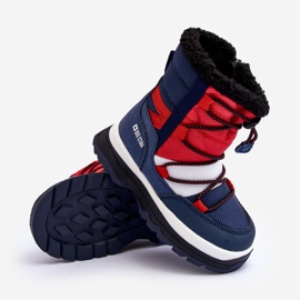 Cizme De Zăpadă Izolatoare Copii Cu Fermoar Blue Marine Big Star MM374194 albastru 1