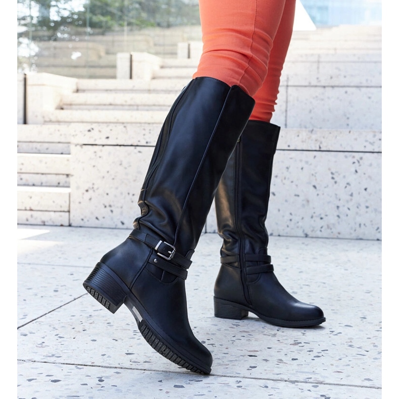 Cizme negre Aldisio cu izolație înaltă negru 1