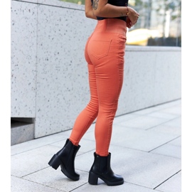 Botine clasice izolate negre Caio cu toc înalt negru 2