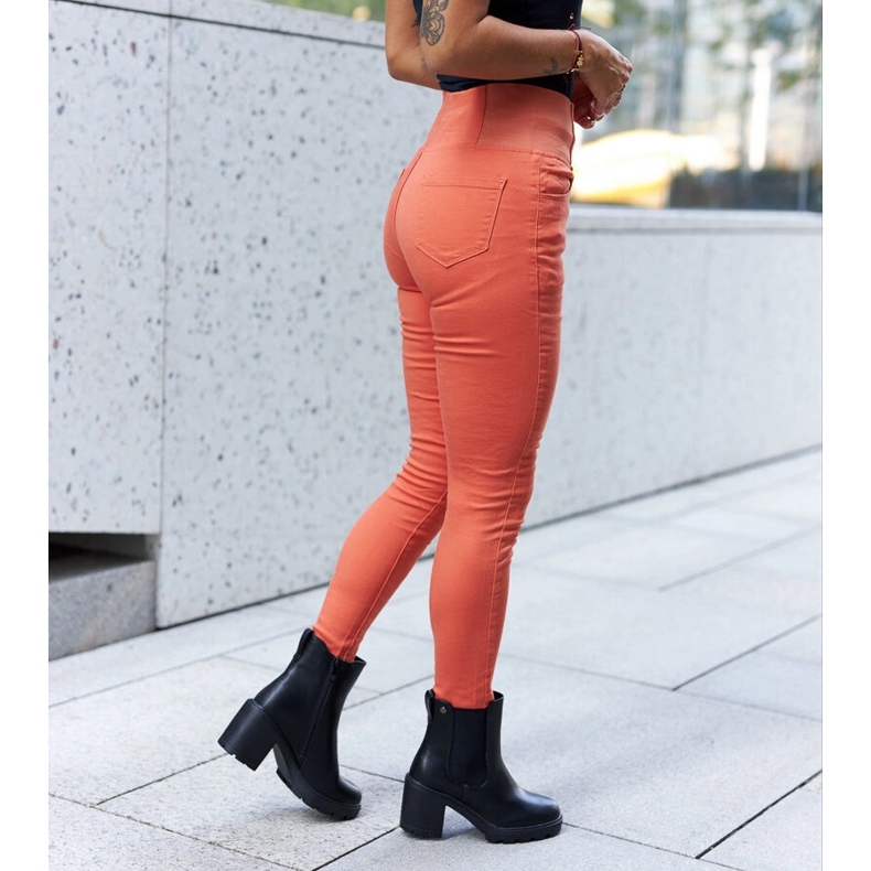 Botine clasice izolate negre Caio cu toc înalt negru 2