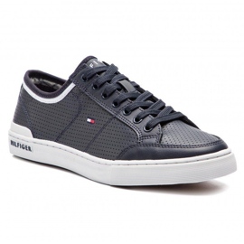 Pantofi Tommy Hilfiger Core Corporate Leather Sneaker M FM0FM00552-403 albastru 1