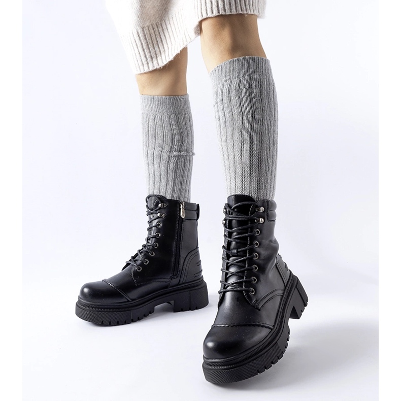 Inna Cizme izolate negre Paimboeuf negru 1