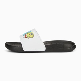 Șlapi Puma x Spongebob Popcat 20 Ps Jr 390873 01 alb 2