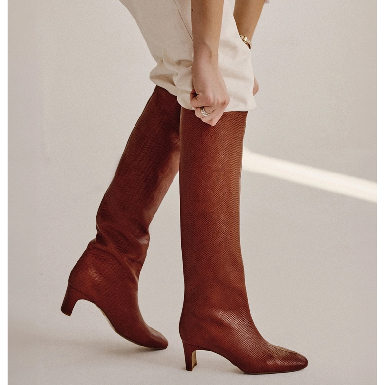 Marco Shoes Cizme Cleo Standard maro 1