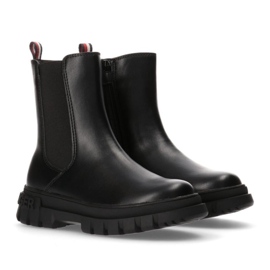 Tommy Hilfiger Bootie Botine negre T3A5-33058-1355999-999 negru 1
