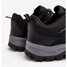 Pantofi sport trekking pentru bărbați negri negru 2 Pantofi sport trekking pentru bărbați negri negru 2