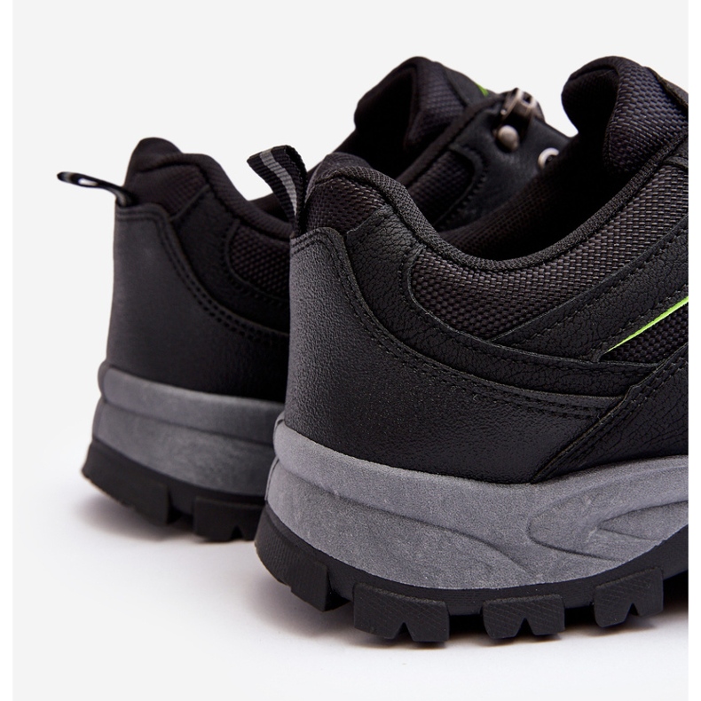 Pantofi sport trekking pentru bărbați negri negru 2 Pantofi sport trekking pentru bărbați negri negru 2