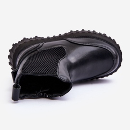 Cizme calde cu fermoar pentru copii Jolynn negre negru 1