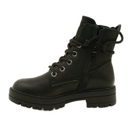 Miss 235-4226 Cizme pentru femei izolate cu blană izolată negru 2