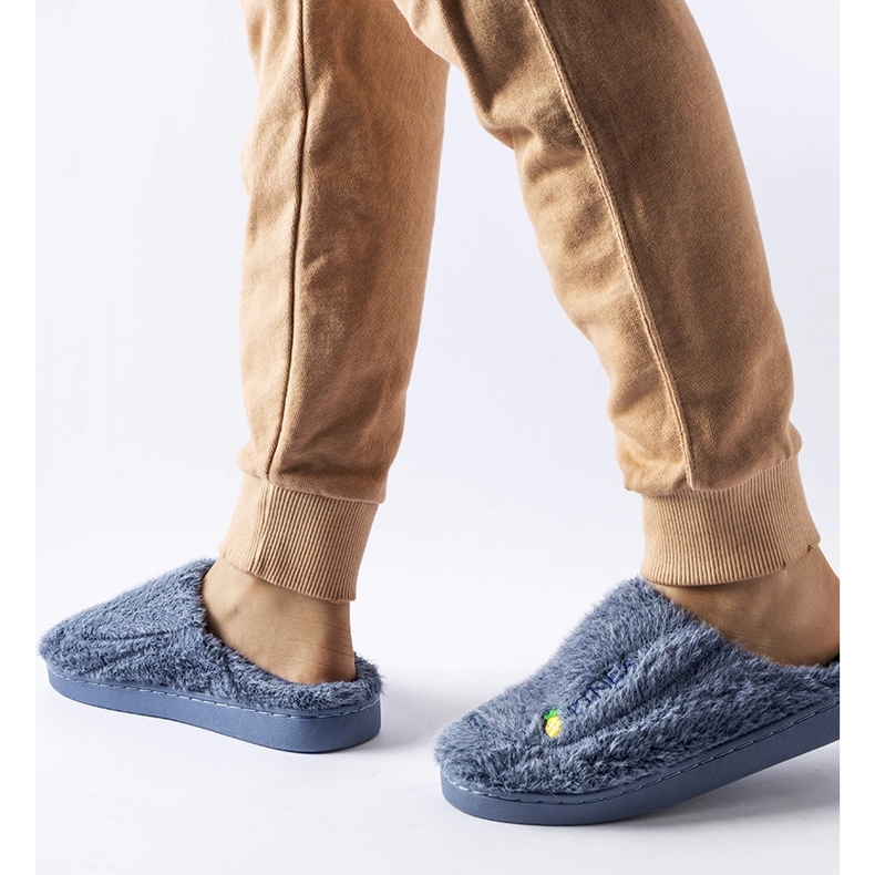 Papuci Collinsville bleumarin albastru 2