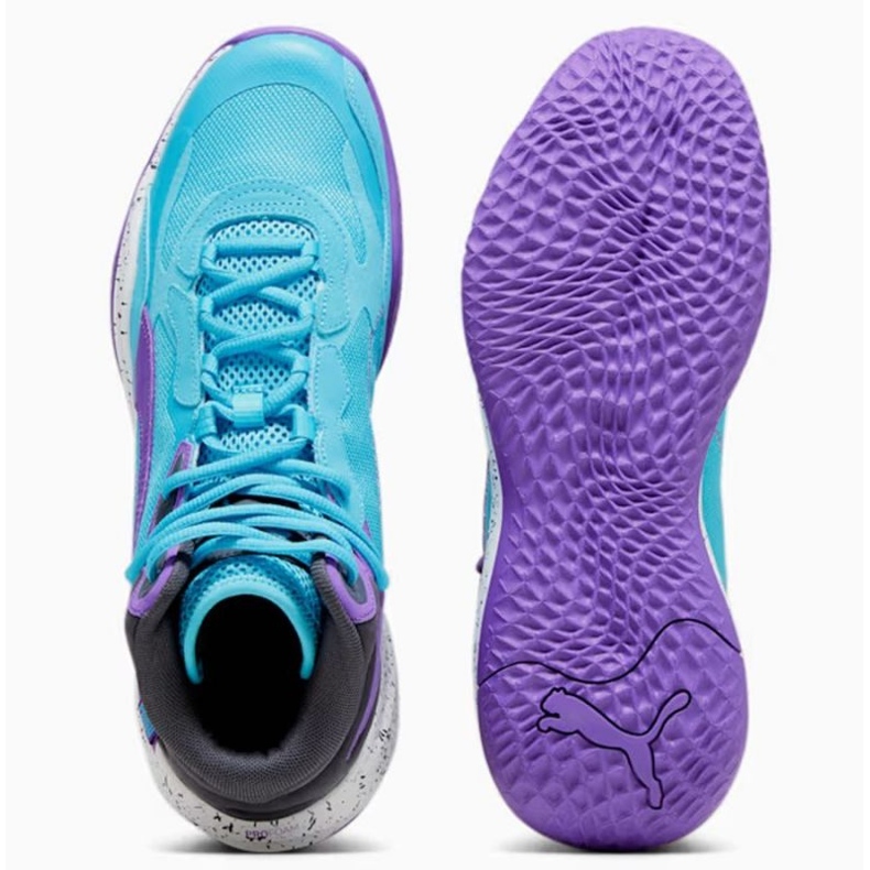 Pantofi Puma Playmaker Pro Mid M 377902-09 albastru 2