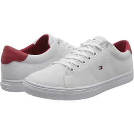 Pantofi Tommy Hilfiger Essential Knit Vulc M FM0FM03474-0K7 alb 1