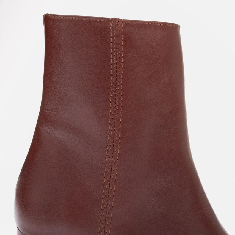 Marco Shoes Botine din piele Rosie maro 1 Marco Shoes Botine din piele Rosie maro 1