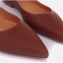 Marco Shoes Balerini subtile maro 2