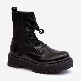 Botine Muncitoare De Dama Cu Siret Negru Dedinva 3