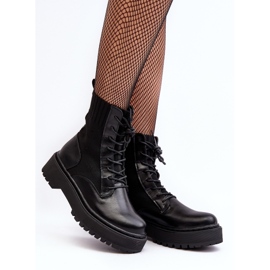 Botine Muncitoare De Dama Cu Siret Negru Dedinva 4