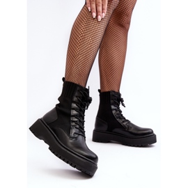 Botine Muncitoare De Dama Cu Siret Negru Dedinva 6