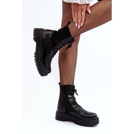 Botine Muncitoare De Dama Cu Siret Negru Dedinva 8