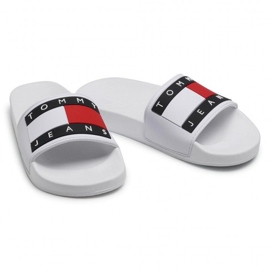 Tommy Hilfiger Slapi Tommy Jeans Flag Pool Slide W EN0EN01378-YBR alb 2